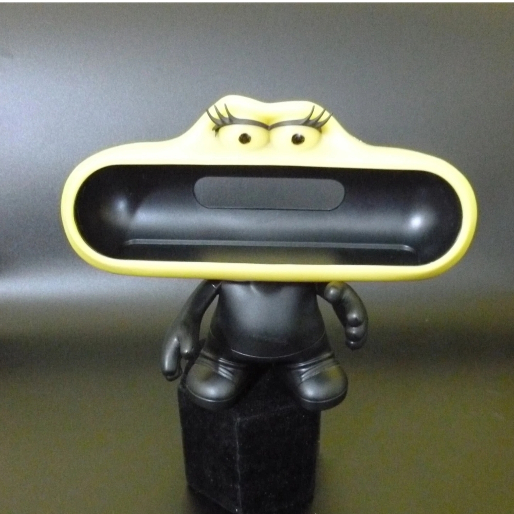 Beats By DR Dre Pill Speaker Dude Holder  ~ Stand Only ~Black & Yellow Rare - Picture 2 of 10